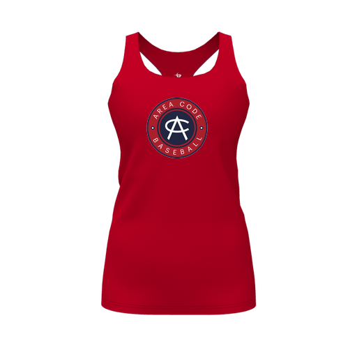 [FT0TRBRD-FYS-LOGO1] Decker Racerback Tank Top (Female Youth S, Red, Logo 1)