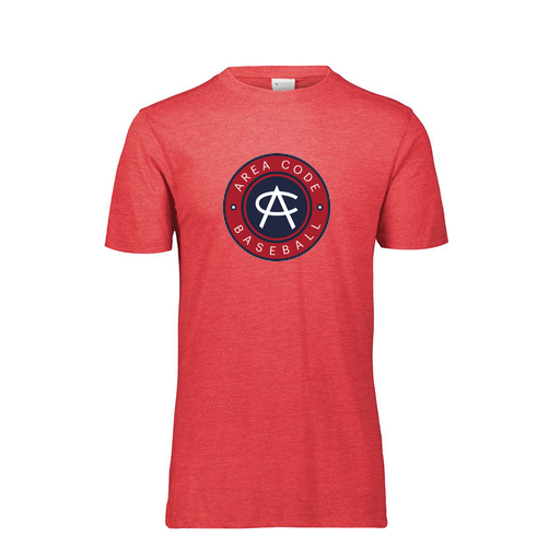 [FTSCUBRD-YS-LOGO1] Youth Ultra-blend T-Shirt (Youth S, Red, Logo 1)