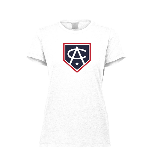 [FTSCUBWH-FAXS-LOGO3] Decker Women's Tri-Blend T-Shirt - Short Sleeve (Female Adult XS, White, Logo 3)