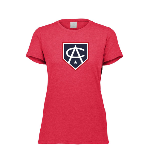 [FTSCUBRD-FAXS-LOGO3] Ladies Ultra-blend T-Shirt (Female Adult XS, Red, Logo 3)