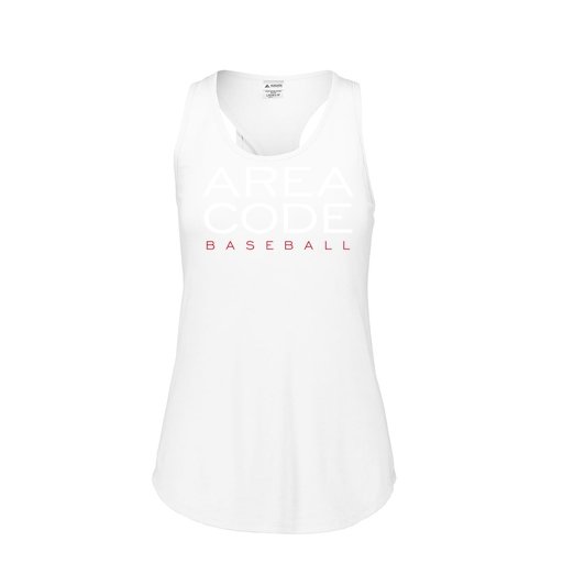 [FT0TUBWH-FAS-LOGO2] Ladies Tri Blend Tank Top (Female Adult S, White, Logo 2)